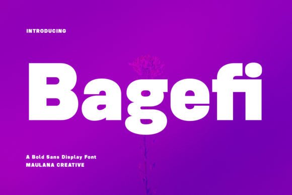 Bagefi: The Modern Display Font for Editorial Design