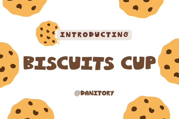 Biscuits Cup: The Perfect Display Font for Handmade Shop Branding