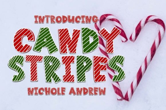 Candy Stripes: A Playful Display Font for Modern Web Design