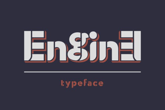 Engine: The Vintage Display Font That Brings Brand Identity to Life
