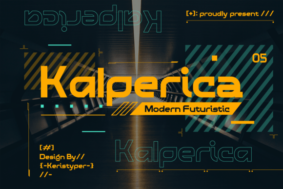 Kalperica: A Futuristic Display Font for Modern Editorial Design