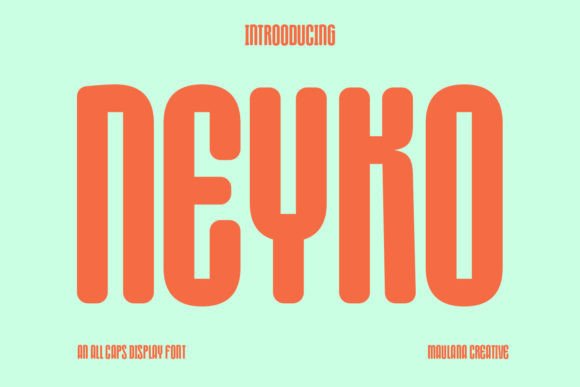 Neyko: A Joyful Display Typeface for Modern Web Design