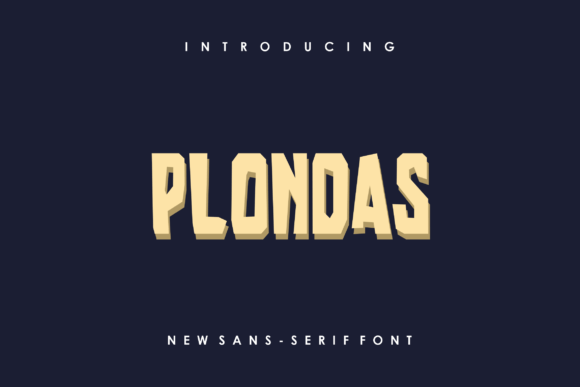 Plondas: The Bold Typeface That Elevates Campaign Visuals