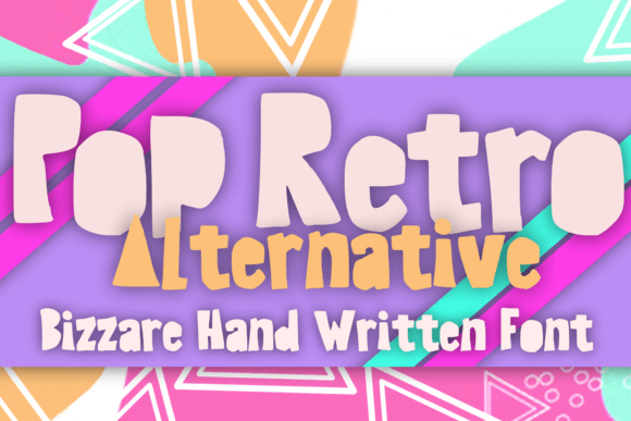 Pop Retro Alternative: A Playful Display Typeface for Modern Editorial Design