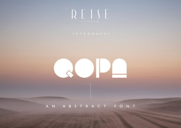 Qopa: The Abstract Display Font for Scroll-Stopping Branding
