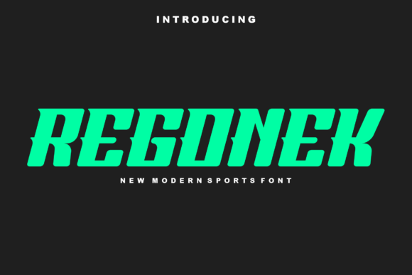 Regonek: The Modern Display Font That Elevates Small Business Branding