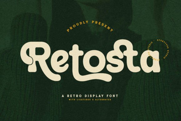 Retosta: The Vintage Display Font for Modern Web Design