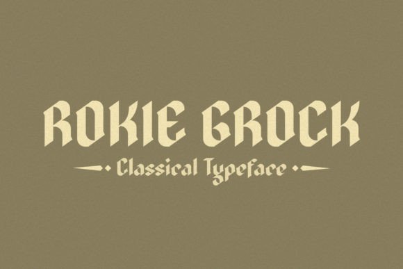 Rokie Grock: The Modern Display Typeface for Impactful Web Design