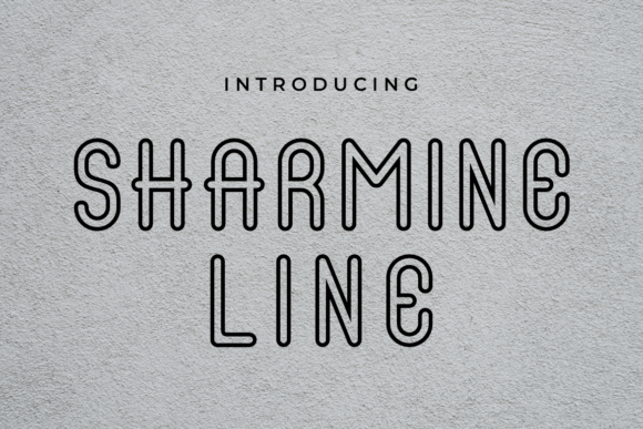 Sharmine Line: A Bold Display Font for Authentic Brand Identity