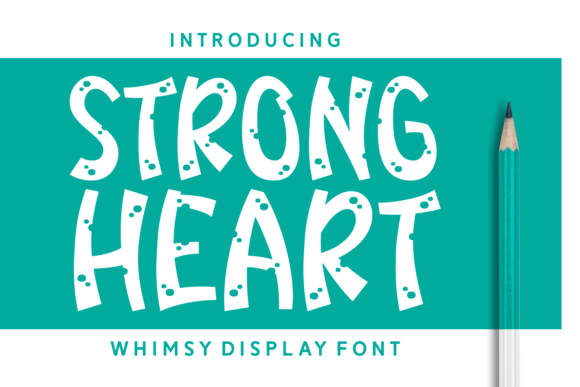 Strong Heart: The Playful Display Font That Elevates Any Brand Identity