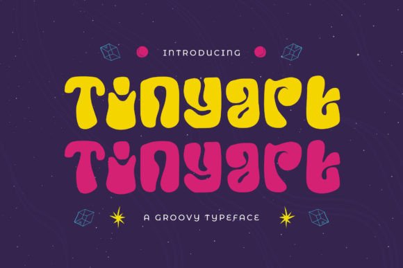 Tinyart Typeface: A Groovy Display Font for Web Design