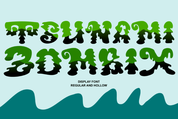 Tsunami Zombix: The Spooky Display Font for Web Design