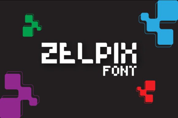 Zelpix Display Font: A Retro-Pixel Typeface for Modern Web Design